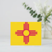 Nieuwe Mexicaanse vlag Briefkaart (Staand voorkant)