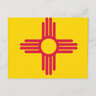 Nieuwe Mexicaanse vlag Briefkaart