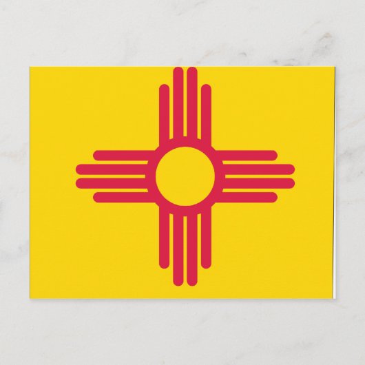 Nieuwe Mexicaanse vlag Briefkaart (Voorkant)