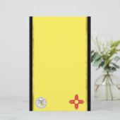 Nieuwe Mexicaanse vlag Briefpapier (Staand voorkant)