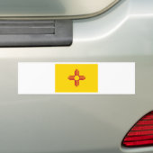 Nieuwe Mexicaanse vlag Bumpersticker (Op auto)