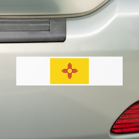 Nieuwe Mexicaanse vlag Bumpersticker (Op auto)