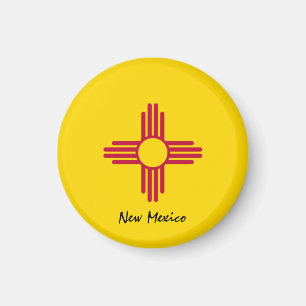 Nieuwe Mexicaanse vlag en New Mexico, Vakantie en  Magneet
