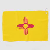 Nieuwe Mexicaanse vlag Golf Towel Golfhanddoek (Horizontaal)