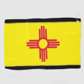 Nieuwe Mexicaanse vlag Golfhanddoek (Horizontaal)