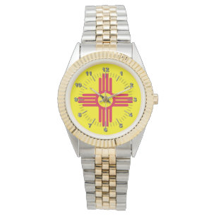Nieuwe Mexicaanse vlag Horloge