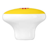 Nieuwe Mexicaanse vlag Keramische Knop (Zijkant)