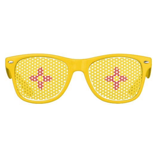 Nieuwe Mexicaanse vlag Kinder Zonnebril (Voorkant)