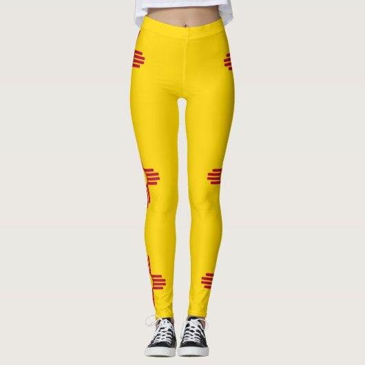 Nieuwe Mexicaanse vlag Leggings (Voorkant)