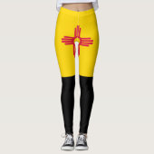 Nieuwe Mexicaanse vlag Leggings (Voorkant)