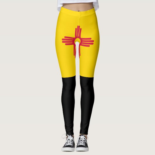 Nieuwe Mexicaanse vlag Leggings (Voorkant)