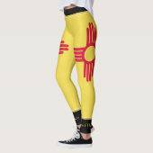 Nieuwe Mexicaanse vlag Leggings (Links)