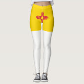 Nieuwe Mexicaanse vlag Leggings (Voorkant)