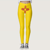 Nieuwe Mexicaanse vlag Leggings (Voorkant)