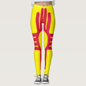 Nieuwe Mexicaanse vlag Leggings (Voorkant)