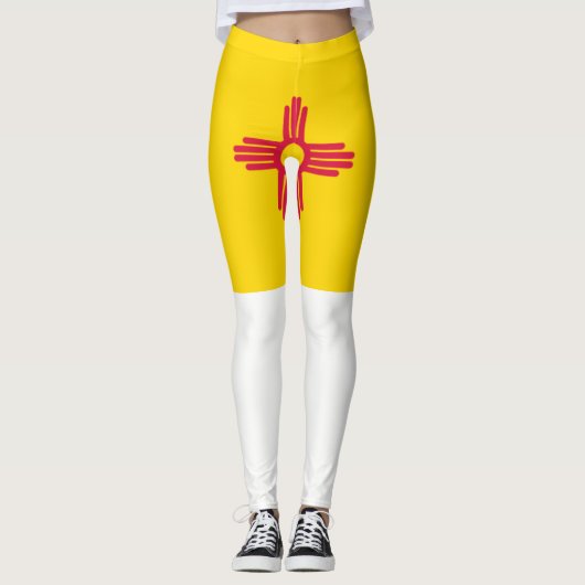 Nieuwe Mexicaanse vlag Leggings (Voorkant)