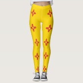 Nieuwe Mexicaanse vlag Leggings (Voorkant)