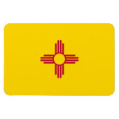 Nieuwe Mexicaanse vlag Magneet (Horizontaal)