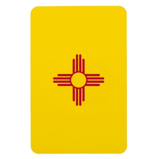 Nieuwe Mexicaanse vlag Magneet (Verticaal)