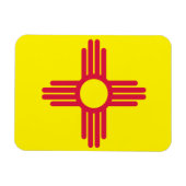 Nieuwe Mexicaanse vlag Magneet (Horizontaal)