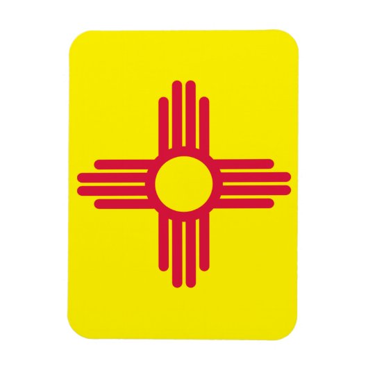 Nieuwe Mexicaanse vlag Magneet (Verticaal)