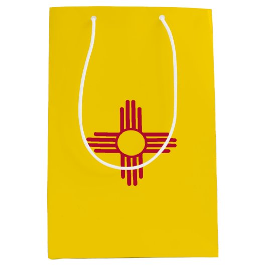 Nieuwe Mexicaanse vlag Medium Cadeauzakje (Voorkant)