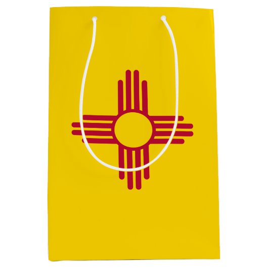 Nieuwe Mexicaanse vlag Medium Cadeauzakje (Voorkant)