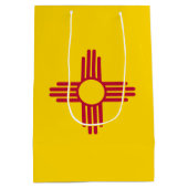 Nieuwe Mexicaanse vlag Medium Cadeauzakje (Achterkant)