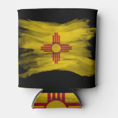 Nieuwe Mexicaanse vlag penseelstreek, New Mexico Blikjeskoeler (Voorkant)