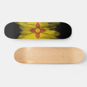 Nieuwe Mexicaanse vlag penseelstreek, New Mexico Persoonlijk Skateboard (Horizontaal)