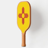 Nieuwe Mexicaanse vlag Pickleball Paddle (Links)