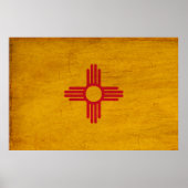 Nieuwe Mexicaanse vlag Poster (Voorkant)