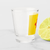 Nieuwe Mexicaanse vlag Shot Glas (Links)