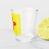 Nieuwe Mexicaanse vlag Shot Glas (Rechts)