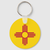 Nieuwe Mexicaanse vlag Sleutelhanger (Voorkant)