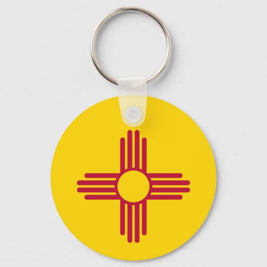 Nieuwe Mexicaanse vlag Sleutelhanger (Voorkant)