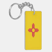 Nieuwe Mexicaanse vlag Sleutelhanger (Voorkant Links)