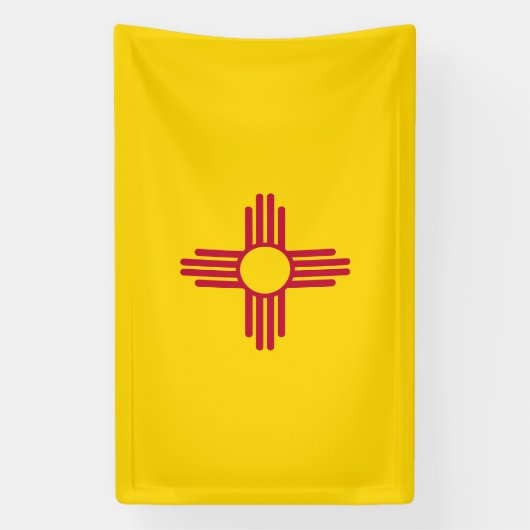 Nieuwe Mexicaanse vlag Spandoek (Verticaal)