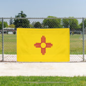 Nieuwe Mexicaanse vlag Spandoek (Insitu)