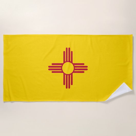 Nieuwe Mexicaanse vlag Strandlaken (Voorkant)