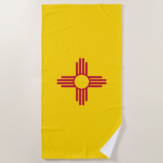 Nieuwe Mexicaanse vlag Strandlaken (Voorkant)