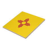 Nieuwe Mexicaanse vlag Tegeltje (Zijkant)