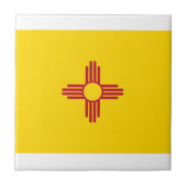 Nieuwe Mexicaanse vlag Tegeltje (Voorkant)