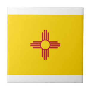 Nieuwe Mexicaanse vlag Tegeltje