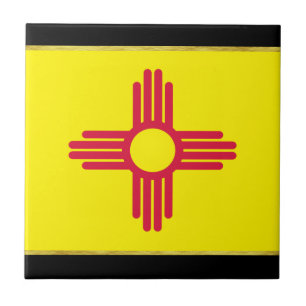 Nieuwe Mexicaanse vlag Tegeltje
