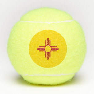 Nieuwe Mexicaanse vlag Tennisballen