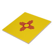 Nieuwe Mexicaanse vlag - Tile Tegeltje (Zijkant)