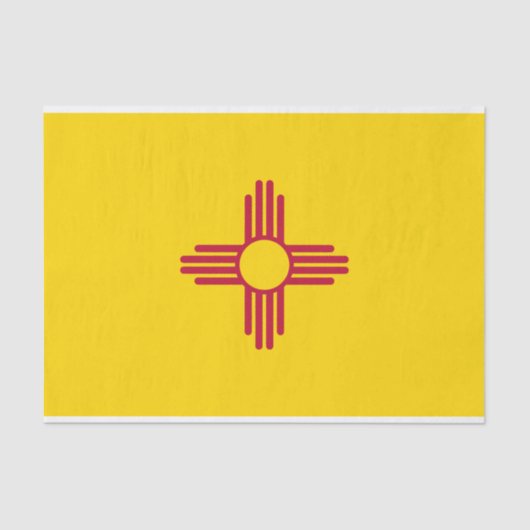 Nieuwe Mexicaanse vlag Tissuepapier (Voorkant)