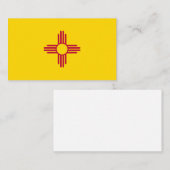 Nieuwe Mexicaanse vlag Visitekaartje (Voorkant / Achterkant)