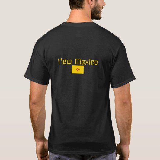 Nieuwe Mexicaanse vlag, vlag van New Mexico T-shirt (Achterkant)